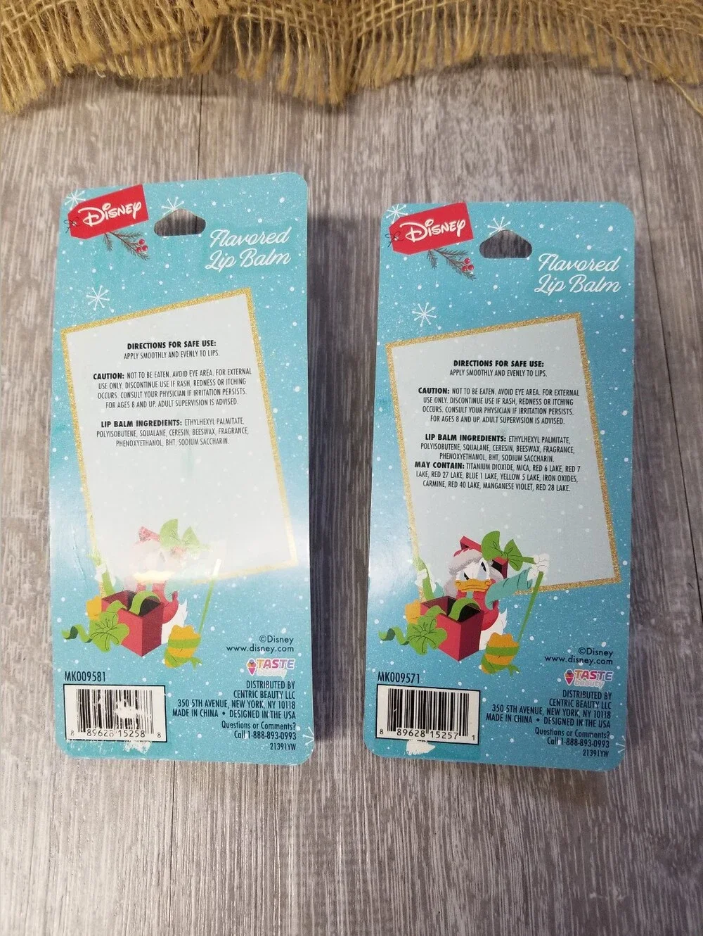 Mickey Mouse/Taste Beauty Lip Balms